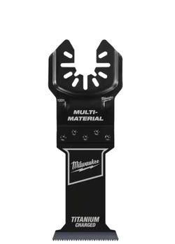 Milwaukee 1-3/8 in. Titanium Bi-Metal Universal Fit Wood and Metal Cutting Multi-Tool Oscillating Blade (10-Pack