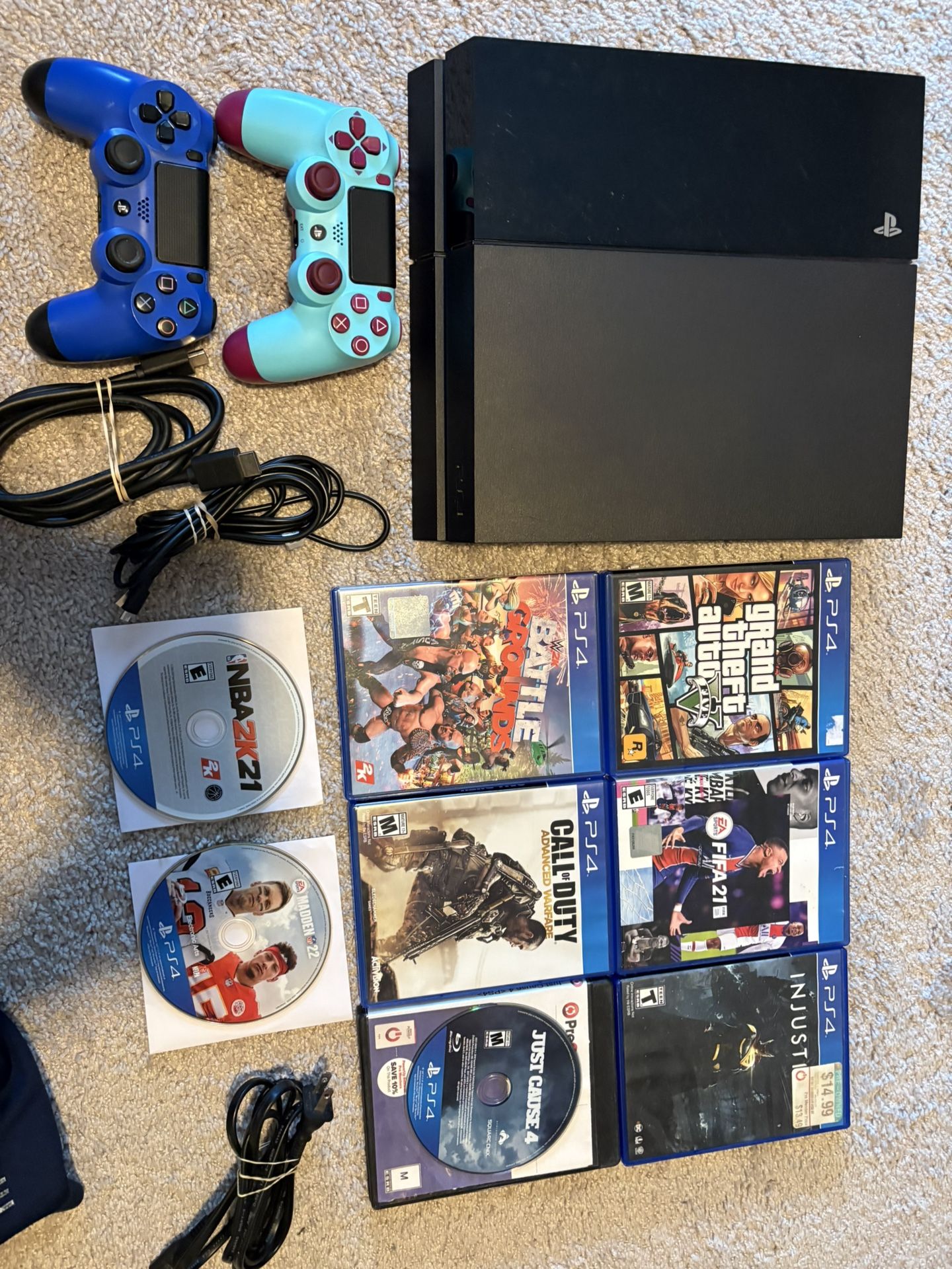 PlayStation 4 PS4 + 8 Games (hablo Espanol)