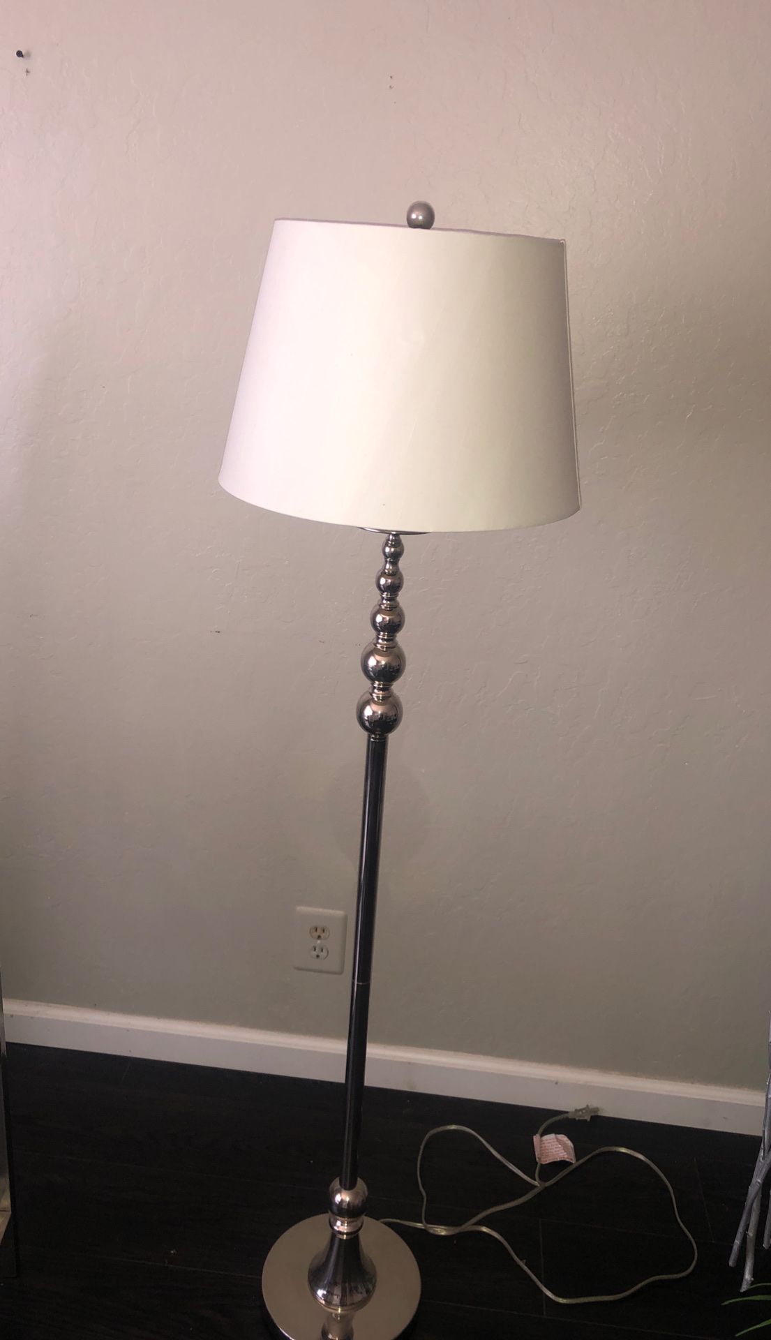Silver Floor lamp