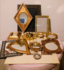 Vintage Mirrors and Frames Set