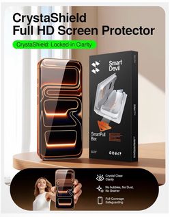 SMARTDEVIL iPhone 17 Pro Max Screen Protector 2 Pack