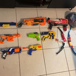 Toy guns + Nerf + A LOT of Ammo Cheap