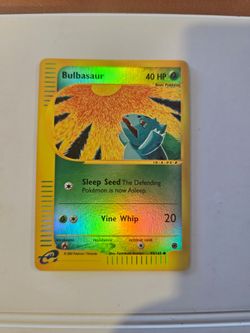 NM Bulbasaur 95/165 Expedition 2002 40 HP Holo Reverse FOIL ENG Pokémon TCG