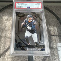 Caleb Williams PSA 10 RC 2024 Select #216 GEM MINT Chicago Bears