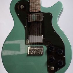 Dalton Gainer Boutique Electric Guitar Single Cutaway Mahogany Wenge Solid Body Mcnelly Pickups Green Black