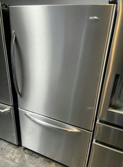 Amana Bottom Freezer Stainless Steel Fridge Large Capacity