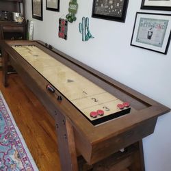 Rustic 9ft Shuffleboard 