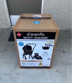 Evenflo Shyft DualRide Infant Car Seat & Stroller - Beaufort Black