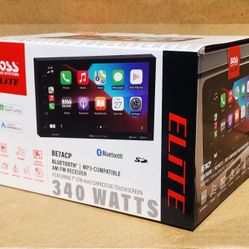 Boss Elite Car Stereo Touchscreen USB Apple Carplay Android Auto Am Fm Radio Auxiliary 340 Watts BE7ACP 🚨 Payment Options Available 🚨 