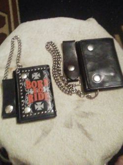New Leather Biker Wallets