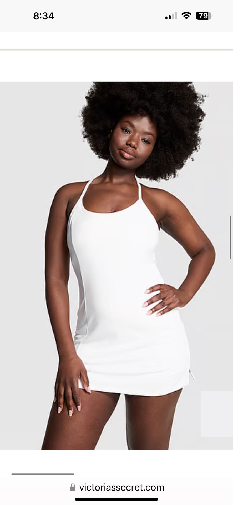 Ultimate Active Dress/Skort Available In White And Blue