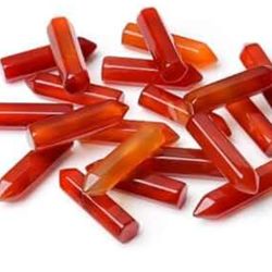 Red Carnelian Tower Point Spear Crystals 