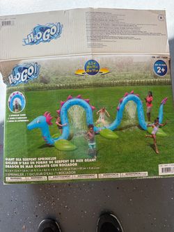 backyard water, sprinkler dragon