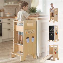 KOLIGEY Toddler Tower 4-in-1