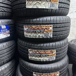 SET OF FOUR NEW TIRES 205/40/17 ARROYO GRANDSPORT A/S INCLUDING MOUNT AND BALANCE 