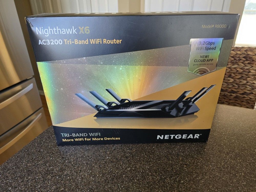 NETGEAR Nighthawk X6 Smart Wi-Fi Router (R8000)