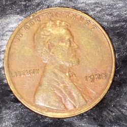 1925 Lincoln Wheat Cent Penny Coin 