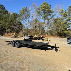 New 7x20 Premium Deluxe Car Hauled Trailers 
