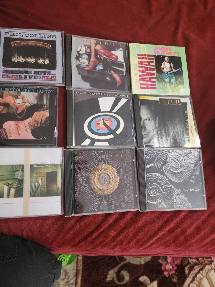 different artists Cds $3 each