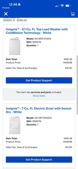 Washer & dryer