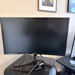 24in Curved Samsung 1080p Monitor