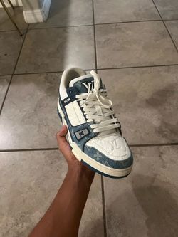 Louis Vuitton LV Trainer Sneaker Denim Blue