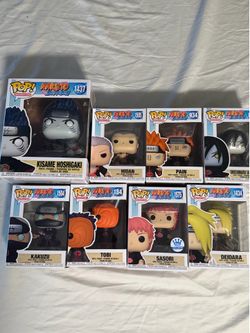 Funko Pop Anime & Collectibles Lot – Naruto Akatsuki Collection
