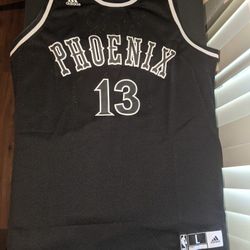 Steve Nash Rare Black Suns Jersey Size L