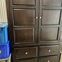 Dresser Armoire And Night Stands