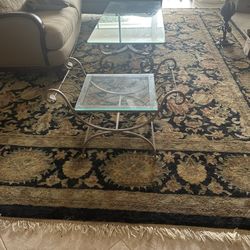 Glass End And Coffee Table 