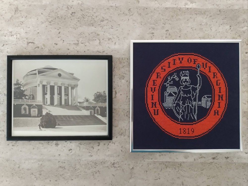 UVA framed art