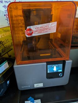 Formlabs Professional SLA 3D Printer with Translucent Orange Cover