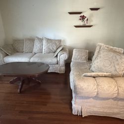 Sofa, Loveseat, Coffee Table, Futon