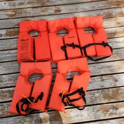 Brand new adult size life jackets.
Set Of 5