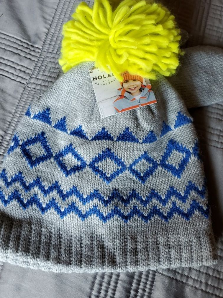 Boys Beanie With Golves New With Tags