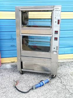 Old Hickory Double Rotisserie Chicken / Turkey / Bird - Oven - Bar B-Q BBQ
