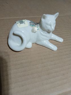 Lenox cat glass