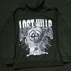 Lost Hills Black Hoodie Mens Size 2XL 