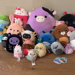 BNWT SQUISHMALLOWS FOR SALE + 2 PLUSHIES