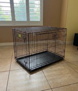 MidWest iCrate Double Door Folding Dog Crate – Excellent Condition
