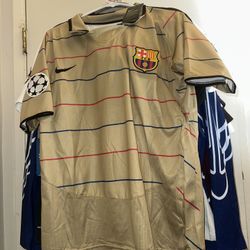Messi 2004/2005 away barcelona jersey