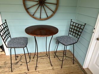 Barstools And table