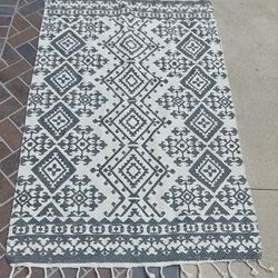 Cotton Hand-Knotted Area Rug