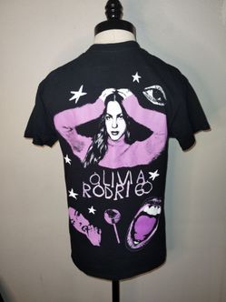 Olivia Rodrigo  T-shirt Size S Black Purple Graphic Concert Official Merch