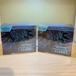 Phantasmal Flames ETB – Pokémon TCG – Factory Sealed