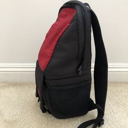 Lowepro Camera Backpack DSLR Camera Bag Padded Photography Bag Black Red