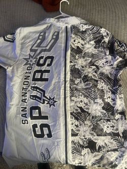 San Antonio spurs Hawaiian button up shirt