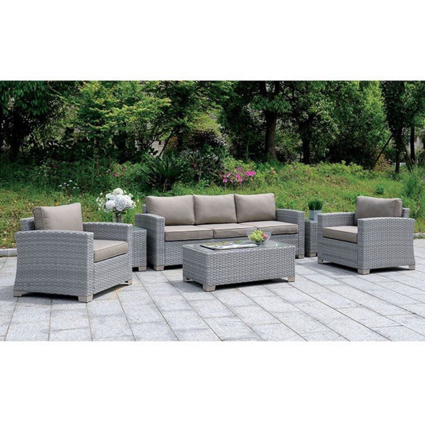 ROSSEN 6 Piece Patio Set With Coffee And End Tables  * 2024 SUMMER FLASH SALE* DELIVERY AND ASSEMBLY INCLUDED*