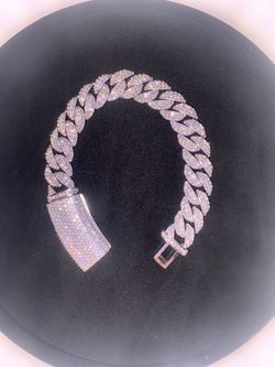 Moissanite Cuban Bracelet
