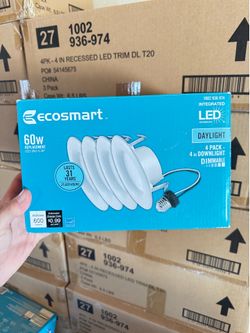 Ecosmart 4 Inch LED dimmable downlights